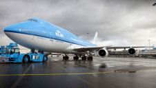 KLM has been investing in biofuel since 2011 but biofuel accounted for less than 0.2% of its total fuel consumption last year. Image: KLM